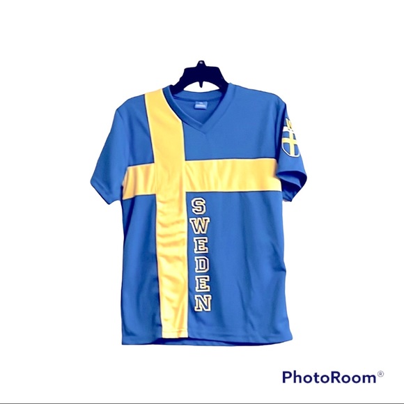 Nordic Souvenir Sweden Soccer Jersey (Mens XS) - Picture 1 of 6